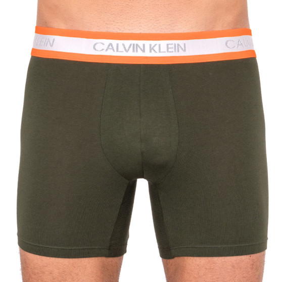 Boxeri pentru bărbați Calvin Klein verde închis (NB2125A-FDX)