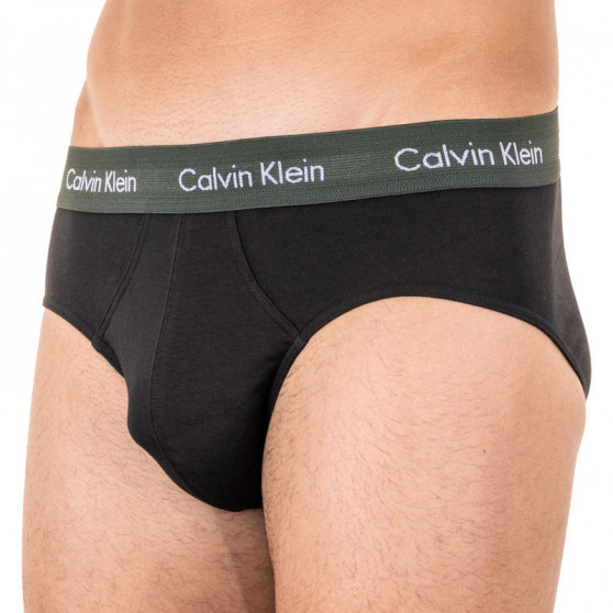 3PACK slipuri bărbați Calvin Klein negre (U2661G-HDL)