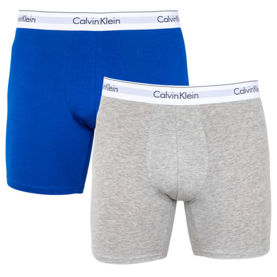 2PACK boxeri bărbați Calvin Klein multicolori (NB1087A-SKJ)