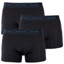 3PACK pantaloni scurți de boxer din bambus pentru bărbați CR7 negru (8230-49-400)