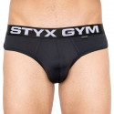 Chiloți pentru bărbați Styx sport funcțional sport elastic negru (S740)