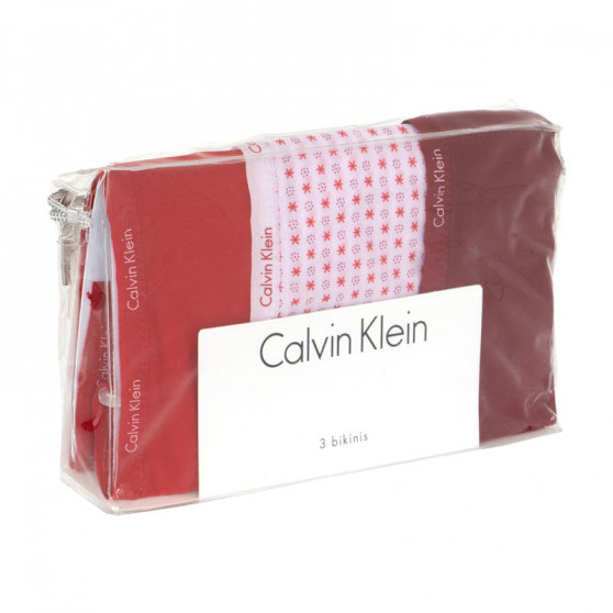 3PACK chiloți damă Calvin Klein multicolori (QD3591E-3MJ)