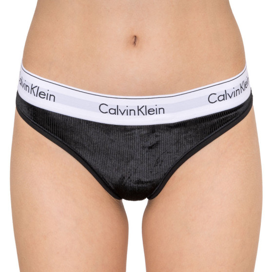 Tanga damă Calvin Klein negri (QF5512E-001)