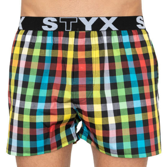 Chiloți de bărbați Styx elastic sport multicolor (B808)