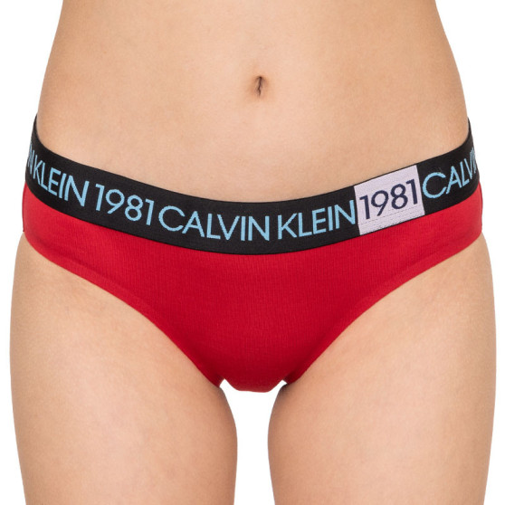 Chiloți damă Calvin Klein roșii (QF5449E-3YQ)
