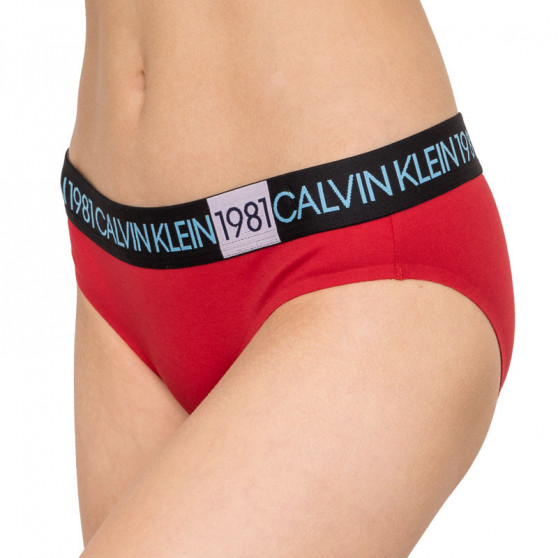 Chiloți damă Calvin Klein roșii (QF5449E-3YQ)