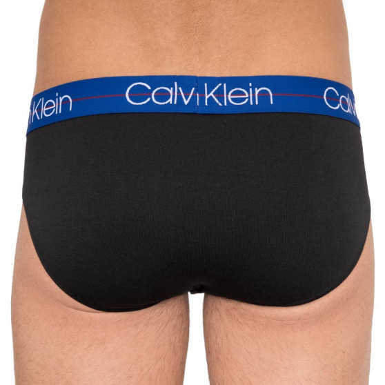 3PACK slipuri bărbați Calvin Klein negre (NB1896A-KL5)