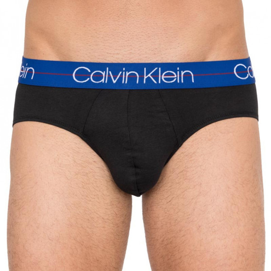 3PACK slipuri bărbați Calvin Klein negre (NB1896A-KL5)