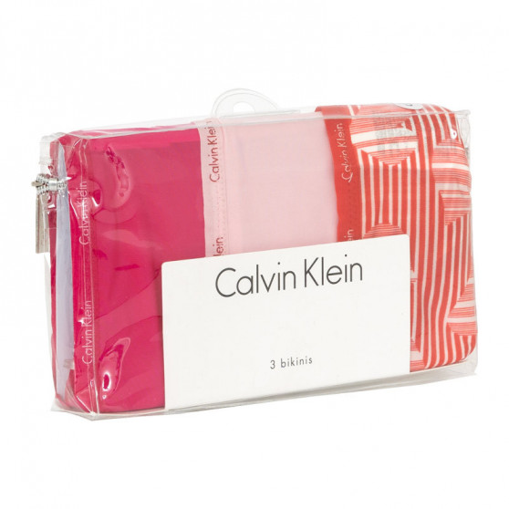 3PACK chiloți damă Calvin Klein multicolori (QD3591E-QQ3)