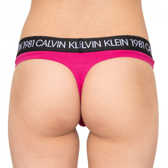 Tanga damă Calvin Klein roz (QF5448E-8ZK)