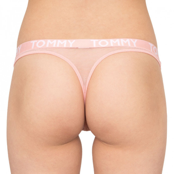 Tanga damă Tommy Hilfiger roz (UW0UW00841 699)