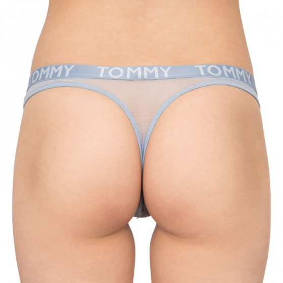 Tanga pentru femei Tommy Hilfiger albastru deschis (UW0UW00841 419)