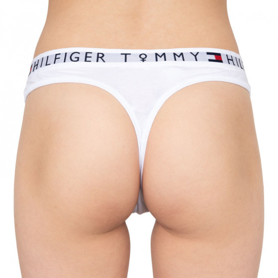 Tanga damă Tommy Hilfiger alb (UW0UW02220 YCD)