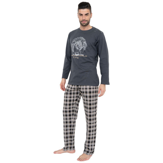 Pijamale pentru bărbați Gino gri (79063)