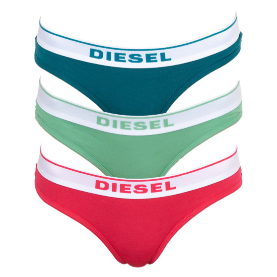 3PACK Tanga pentru femei Diesel Multicolor (00SE0K-0EAUF-E5067)