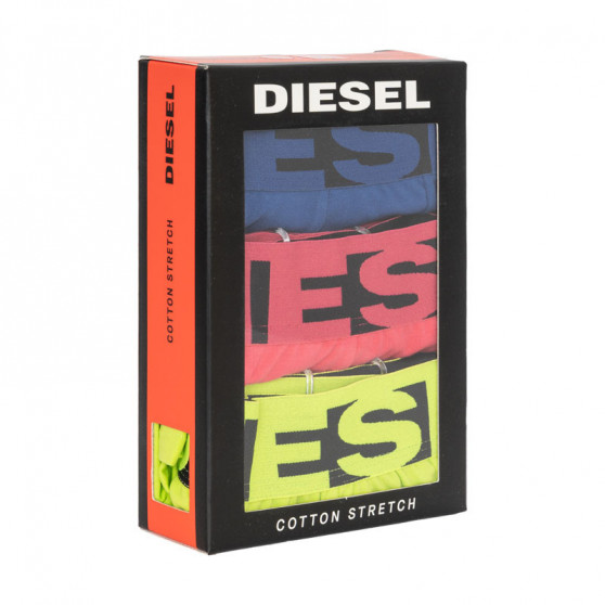 3PACK boxeri bărbați Diesel multicolori (00SAB2-0PAWE-E4973)
