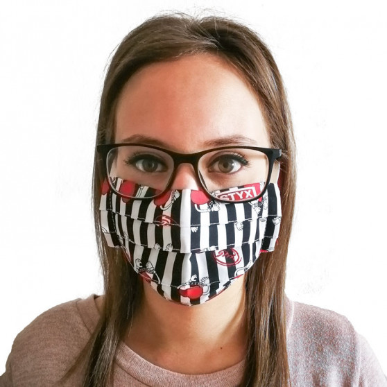 2PACK mască protecție damă  bumbac Styx