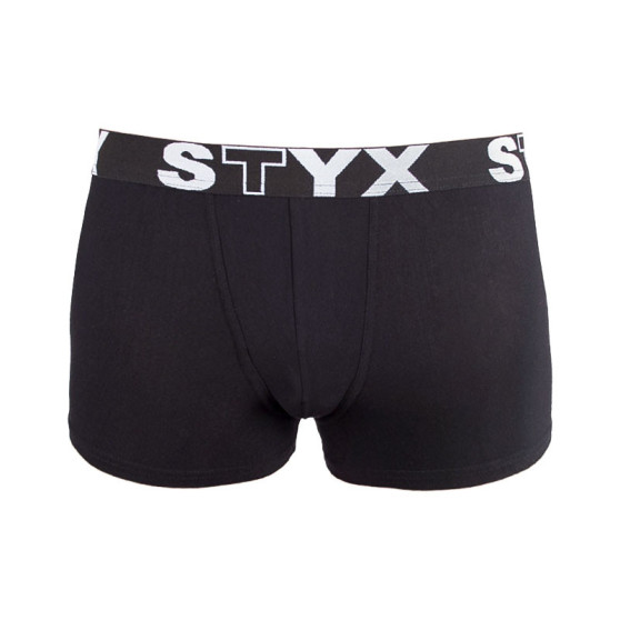Boxeri pentru copii Styx elastic sport negru (GJ960)