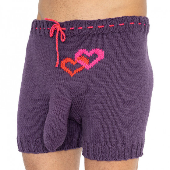 Boxeri largi tricotați manual Infantia (PLET219)