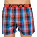 Fără ambalaj - Boxeri largi bărbați Styx sport elastic multicolor (B803)