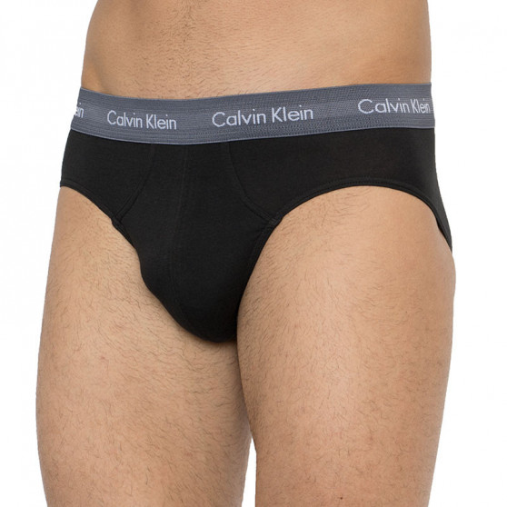 3PACK slipuri bărbați Calvin Klein negre (U2661G-ORA)