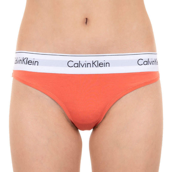Chiloți damă Calvin Klein portocalii (F3787E-GPT)