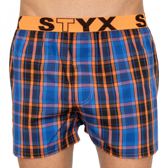 5PACK Boxeri largi bărbați Styx elastic sport multicolor (B80206070910)