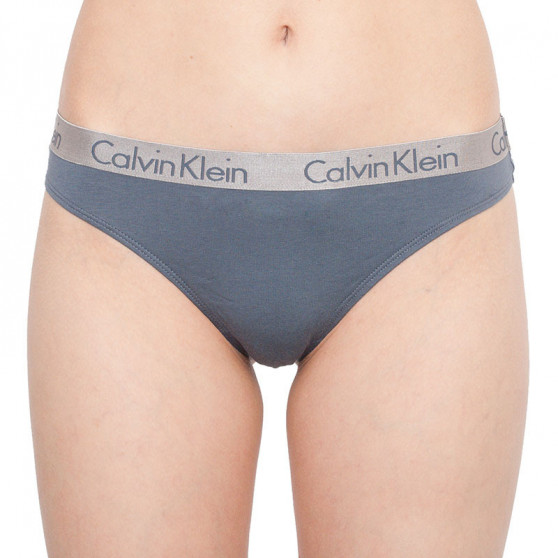 3PACK tanga damă Calvin Klein multicolor (QD3590E-CZ3)