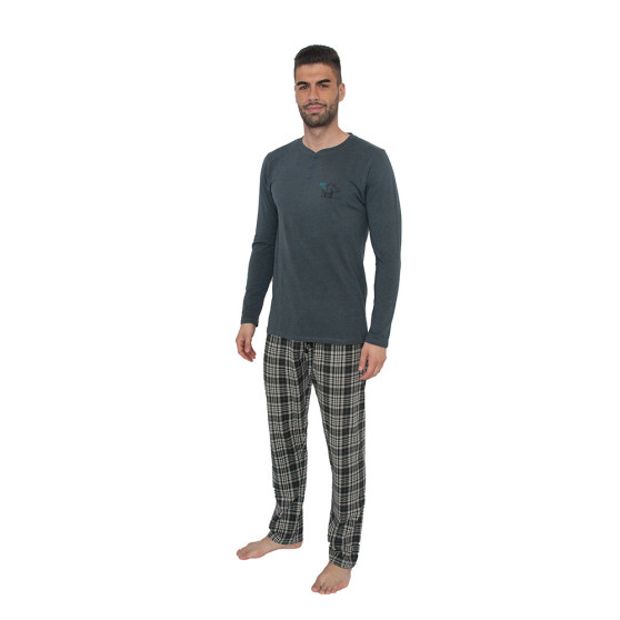 Pijamale pentru bărbați Gino gri (79071)