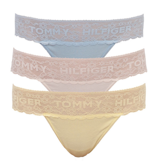 3PACK tanga damă Tommy Hilfiger multicolor (UW0UW02036 0XO)