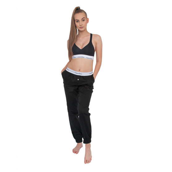 Pantaloni de dormit pentru femei Calvin Klein negru (QS5934E-001)