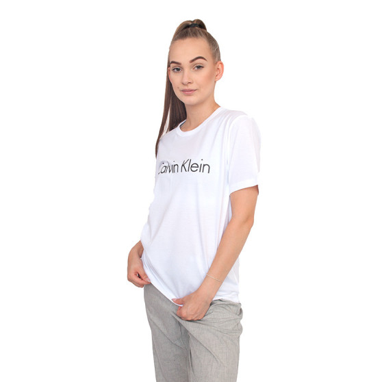 Tricou damă Calvin Klein alb (QS6105E-100)