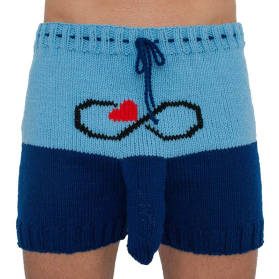 Boxeri largi tricotați manual Infantia (PLET192)