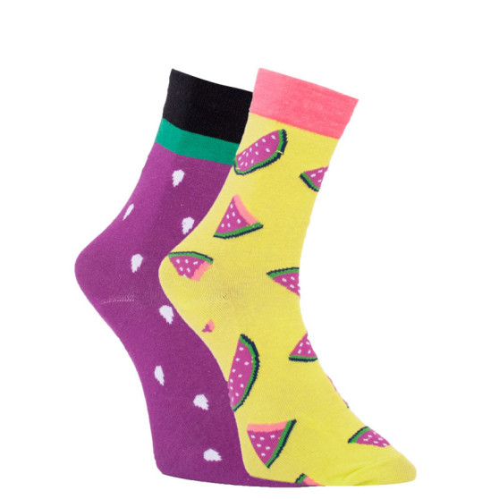 Șosete fericite Dots Socks pepene verde (DTS-SX-462-R)