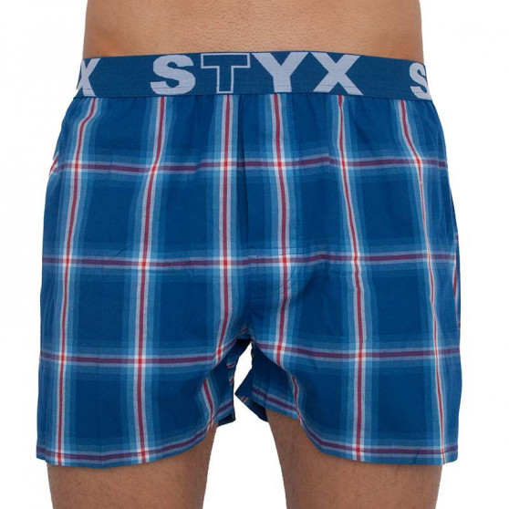 5PACK Boxeri largi bărbați Styx elastic sport multicolor (B81112131415)