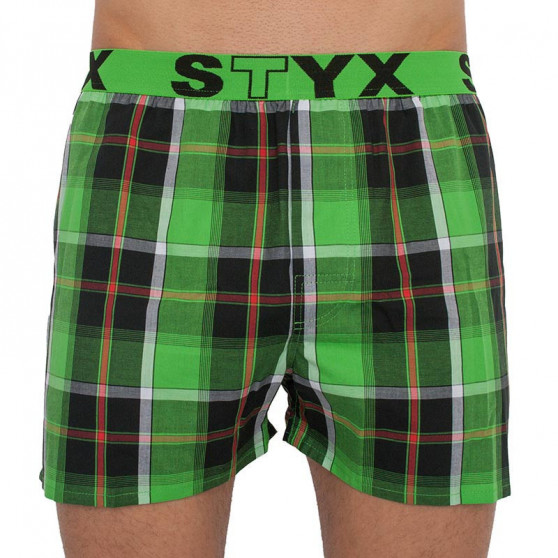 5PACK Boxeri largi bărbați Styx elastic sport multicolor (B81617181920)