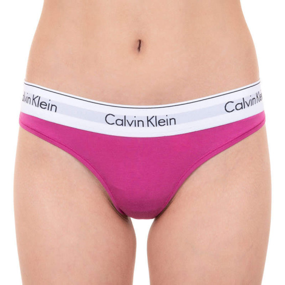 Tanga damă Calvin Klein roz (F3786E BM6)