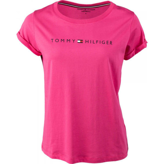 Tricou damă Tommy Hilfiger roz (UW0UW01618 TDO)