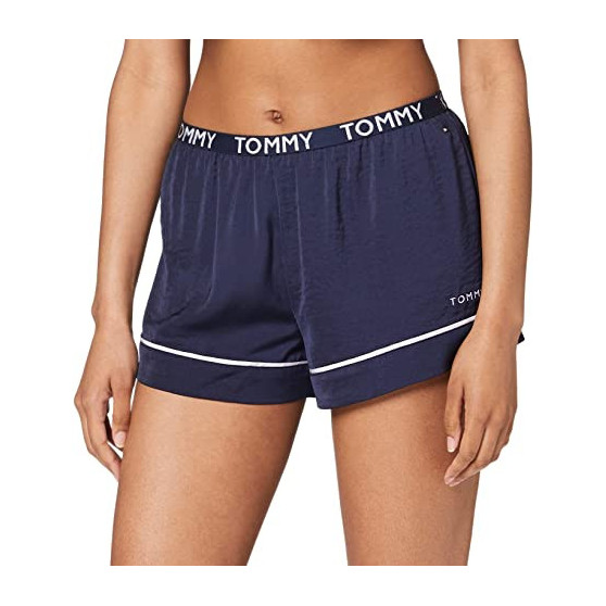 Pantaloni scurți de somn pentru femei Tommy Hilfiger albastru (UW0UW02291 CHS)