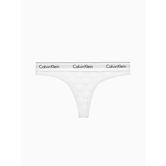 Tanga pentru femei Calvin Klein alb (QF5849E-100)