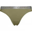 Tanga pentru femei Calvin Klein kaki (QD3539E-5TF)