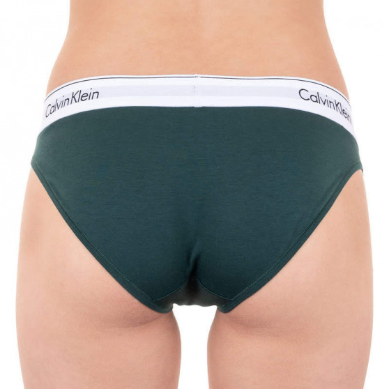 Chiloți pentru femei Calvin Klein verde închis (F3787E-CP2)