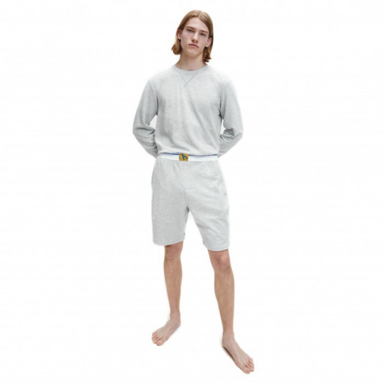 Pantaloni scurți de dormit pentru bărbați CK ONE gri (NM1851E-080)