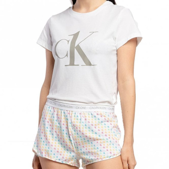Pijamale pentru femei CK ONE alb (QS6443E-QW9)
