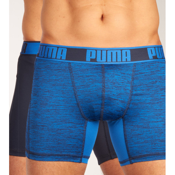 2PACK boxeri pentru bărbați Puma sport albastru (671018001 001)