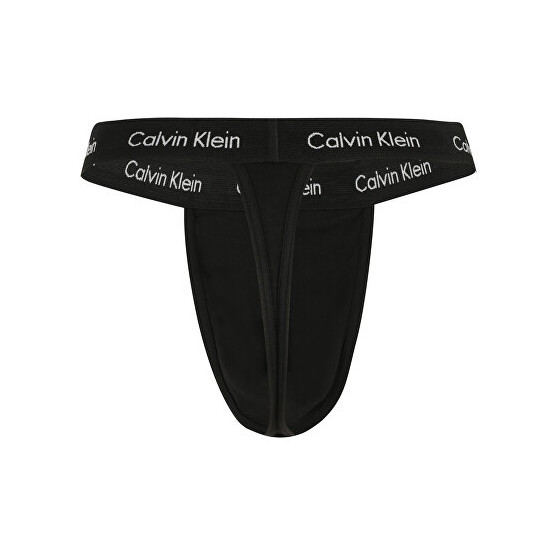 2PACK tanga pentru bărbați Calvin Klein negru (NB2208A-001)