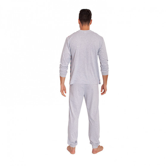 Pijamale pentru bărbați Foltýn supradimensionat gri (FPDN4)