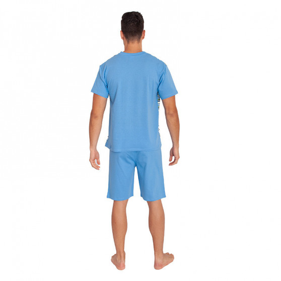 Pijama bărbați Foltýn albastră mărimi mari (FPKN5)