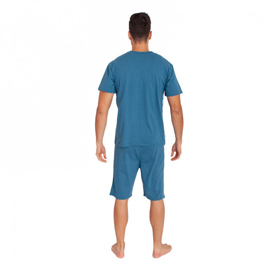 Pijama bărbați Foltýn albastră mărimi mari (FPKN7)