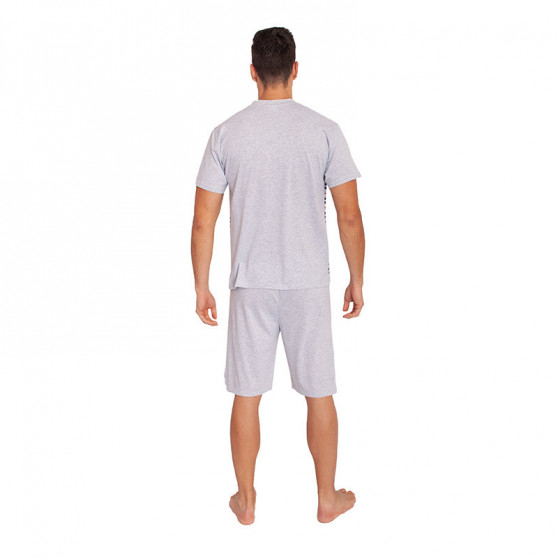 Pijamale pentru bărbați Foltýn supradimensionat gri (FPKN8)